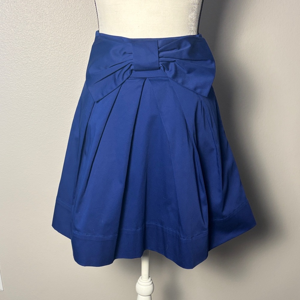Twenty One Cobalt Bow Front Skirt (Size M)